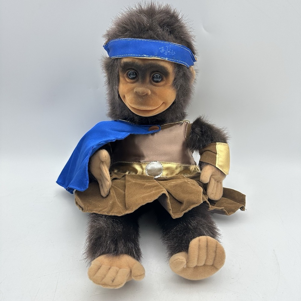 Vintage 1994 Hosung "Leo The Chimp" 16" Hand Puppet W/Costume Chimpanzee